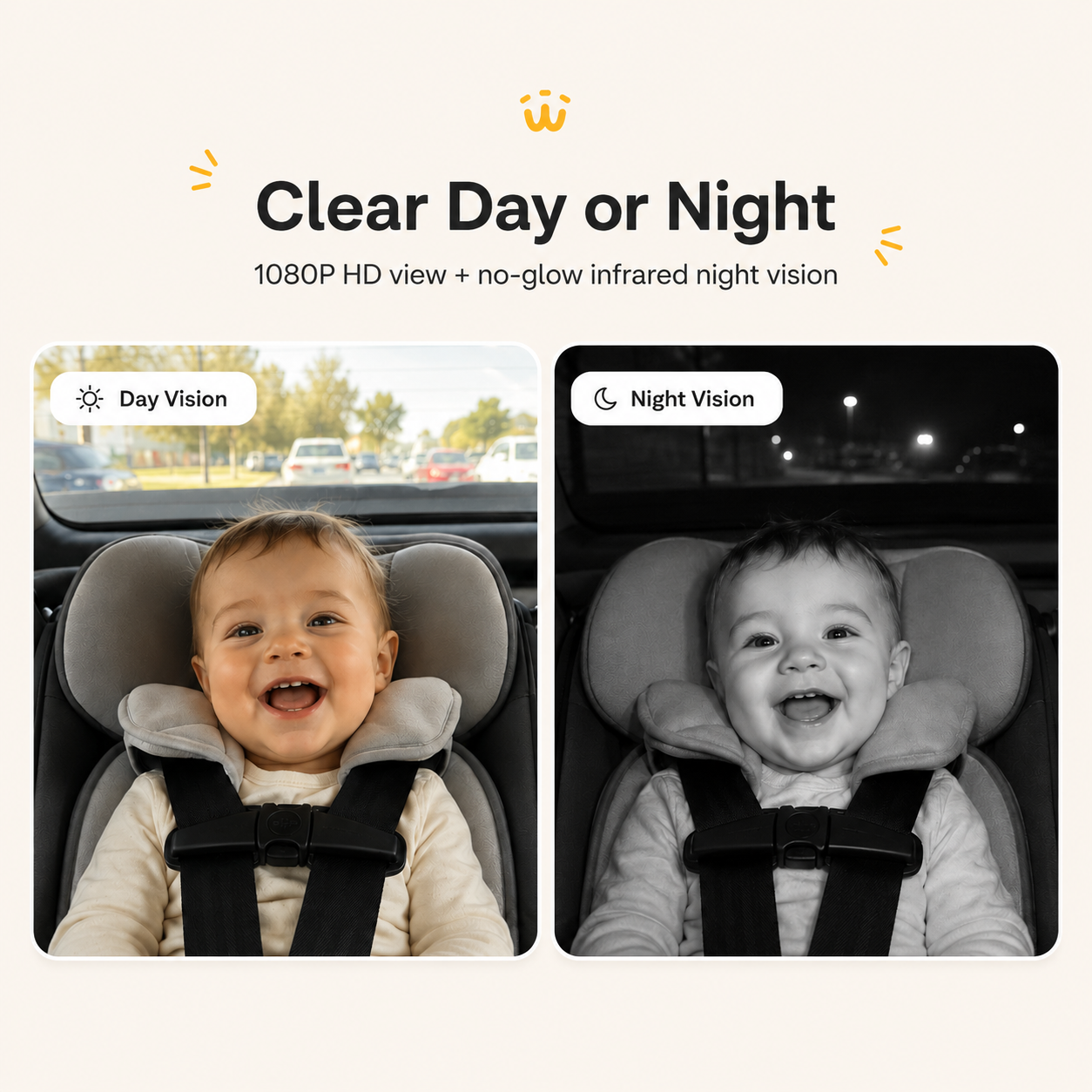 WobbleView - Baby Car Camera & Wireless CarPlay