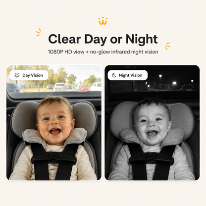 WobbleView - Baby Car Camera & Wireless CarPlay